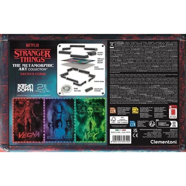 CLEMENTONI - Morphing-kollektionen - Stranger Things - Ljusram V2