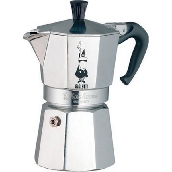 Italiensk kaffebryggare Bialetti - Moka Express - Aluminium - 4 koppar