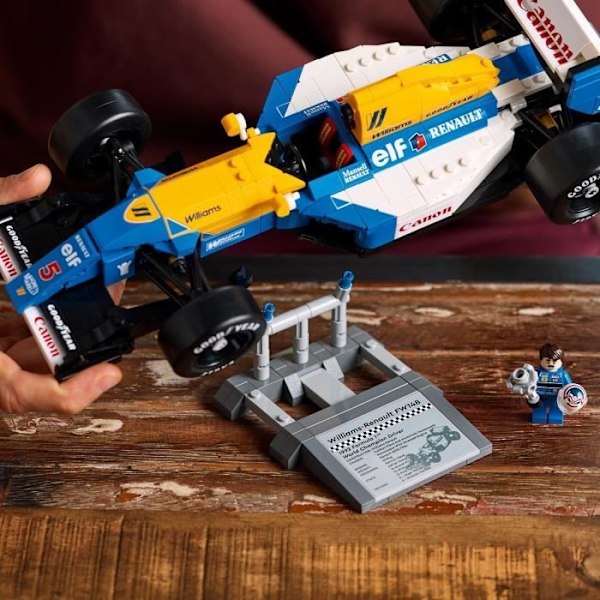 LEGO Icons 10353 Williams Racing FW14B och Nigel Mansell - F1 racingbil för vuxna