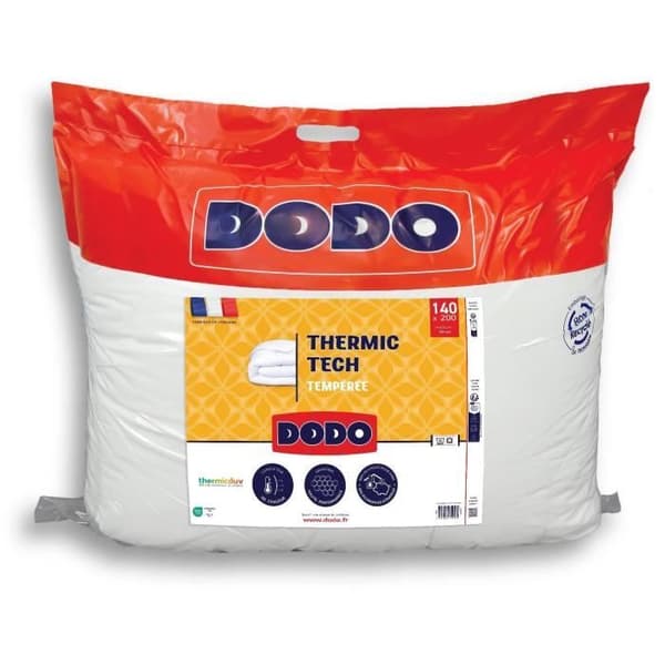 DODO - 250 g/m² tempererat täcke - THERMIC TECH - 140 x 200 cm - Vit