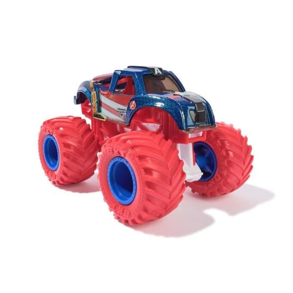 SPIN MASTERPACK MED 5 MARVEL DIE-CAST-FORDON 1:64 Monster Jam