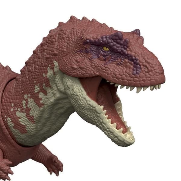 Jurassic World - Aucasaurus Fierce Roar Artikulerad Figur - Ljud - Jurassic World - JGB88