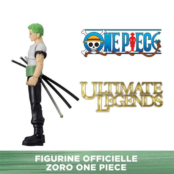 Ultimate Legends ledad figur - BANDAI - One Piece - Roronoa Zoro - 12 cm
