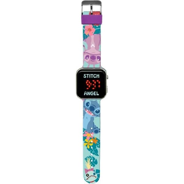 Stitch LED-klocka - BARNKVALITET - LAS4197