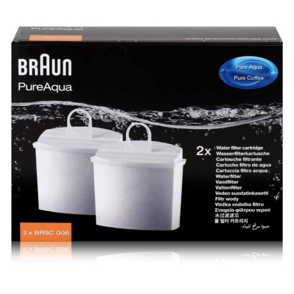 BRAUN BRSC006 Filterpatron * 2 för kaffebryggare