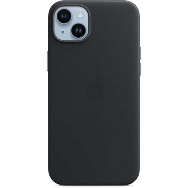 Apple Leather Shell för iPhone 14 Plus med Magsafe - Midnight