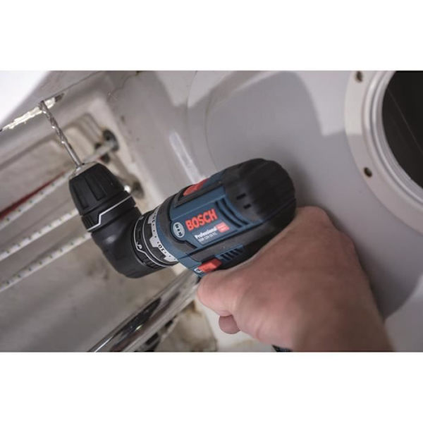 Borrskruvmejsel BOSCH PROFESSIONAL Flexiclic GSR 12V-15 FC + 2 batterier 2,0Ah + GAL 1230 CC