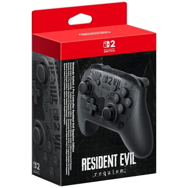 Switch Pro Controller 2 för Nintendo Switch 2  Resident Evil Requiem Edition