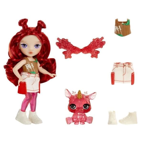 Rainbow High Littles Rainbow Fantasy Fairies Docka - Äpple (Röd)