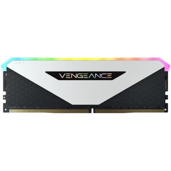 Corsair CMN16GX4M2Z3200C16W Vengeance - RGB RT Memory - 3200MHz - 16GB (2x8GB) - DDM DDR4 - Svart för AMD Ryzen