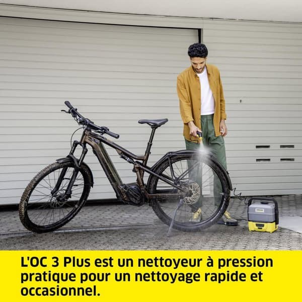 Högtryckstvätt - KARCHER - OC 3 PLUS - Kompakt - Batteridriven - Mobil rengöring