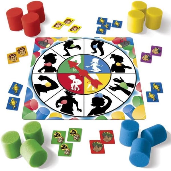 Spin & Fun - Balansspel - EDUCA - Testar smidighet och balans - 2 till 4 spelare - Från 5 år