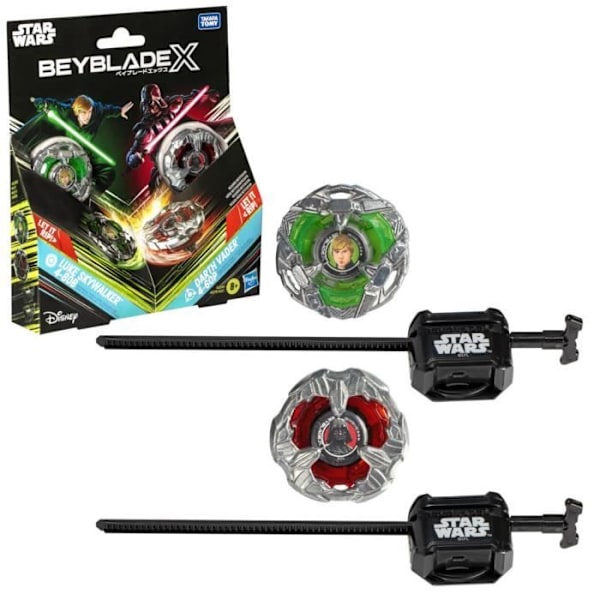 Beyblade X och Star Wars, Collab Luke Skywalker 4-80B vs. Darth Vader 4-60B, multipack