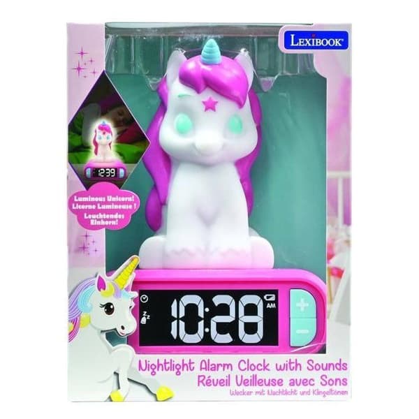 Klockradio Unicorn nattljus