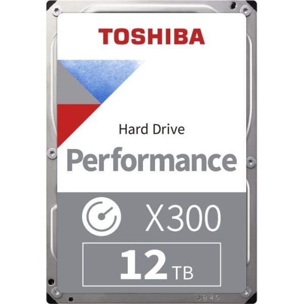 TOSHIBA - Intern hårddisk - X300 - 12TB - 7200 rpm - 3.5 Box Retail  (HDWR21CEZSTA) c331 | Fyndiq