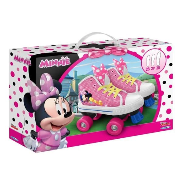 DISNEY MINNIE Fyrhjulskridskor - Storlek 28