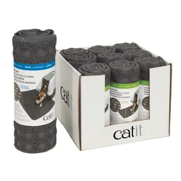 CAT IT-matta för kullbox - Stort format - 90 x 60 cm (35,5 x 23,5 tum) - För katter