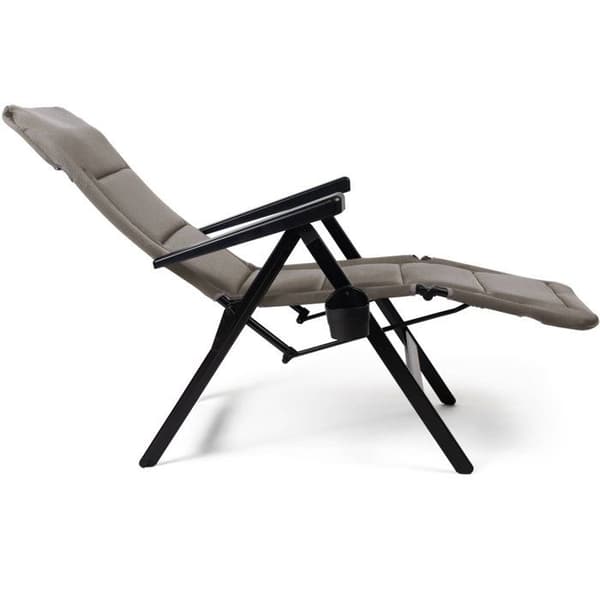Chaiselong - DOMETIC - Gardina Lounger - Grå - Hvilestol - Aluminium - Polyester SoftMesh