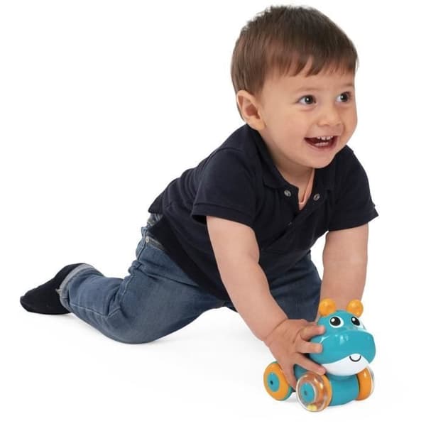CHICCO - Hippo Sprint&go - Blå och orange - Från 6 månader