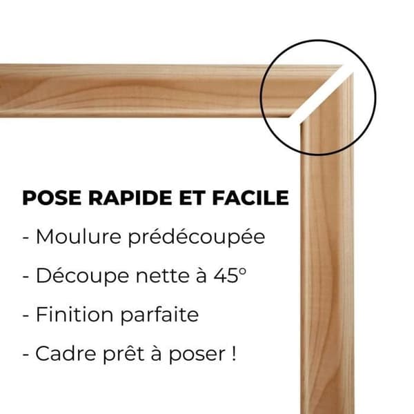 Gjuten ram - NORDLINGER PRO - 20 x 60 cm - 42 x 14 mm - FSC 100%