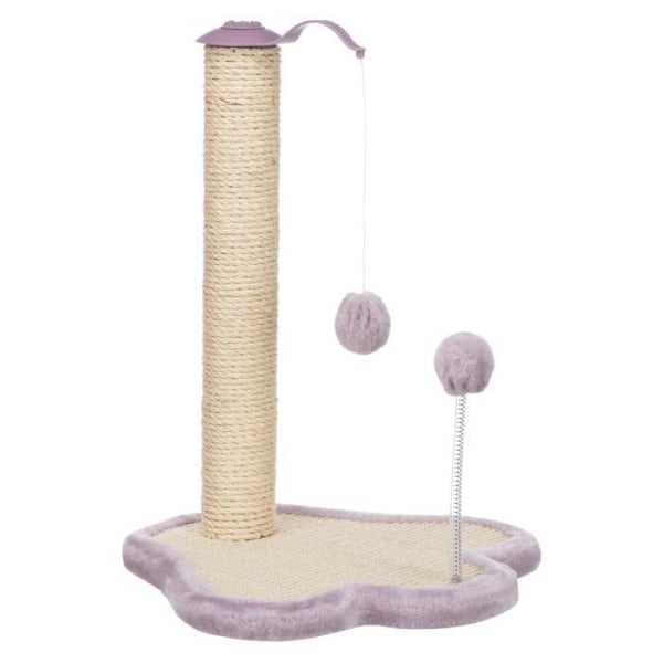 TRIXIE Junior skrapstolpe - Med stolpe - 50 cm - Naturlig och lila