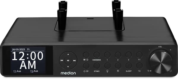 Köksradio - MEDION - DAB+ - 2x3W RMS - Svart