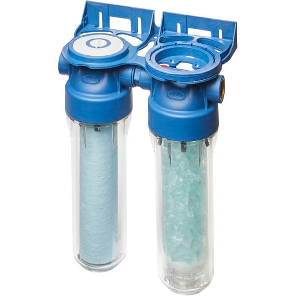 Duplex antikalkstation - BWT - PUREPHOS - 4-i-1 - ARCTIC 20 µm patroner + PURESILI