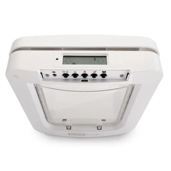 SUREFLAP Large Connect Electronic Chip Cat Flap - Vit - För katter och hundar