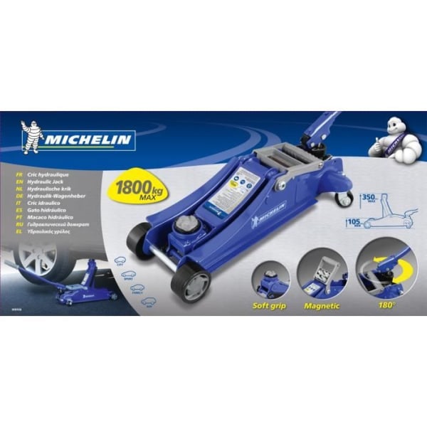 MICHELIN Hydraulisk Jack Roller Ultra Flat 1800 Kg