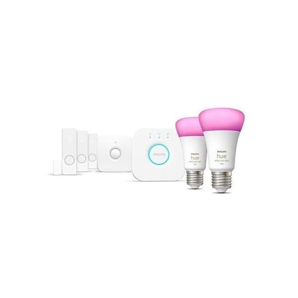 Smarta lampor - PHILIPS HUE - E27 - Startpaket - 2 lampor - Kontaktdetektorer
