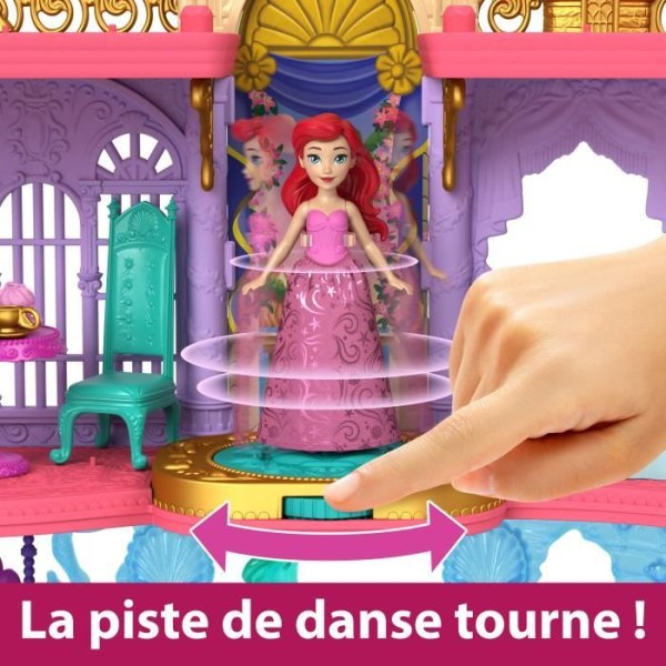 Disney Princesses - Ariels Deluxe Castle Box - Figur - 3 år och uppåt - MATTEL - HLW95 - DISNEY FASHION DOLL