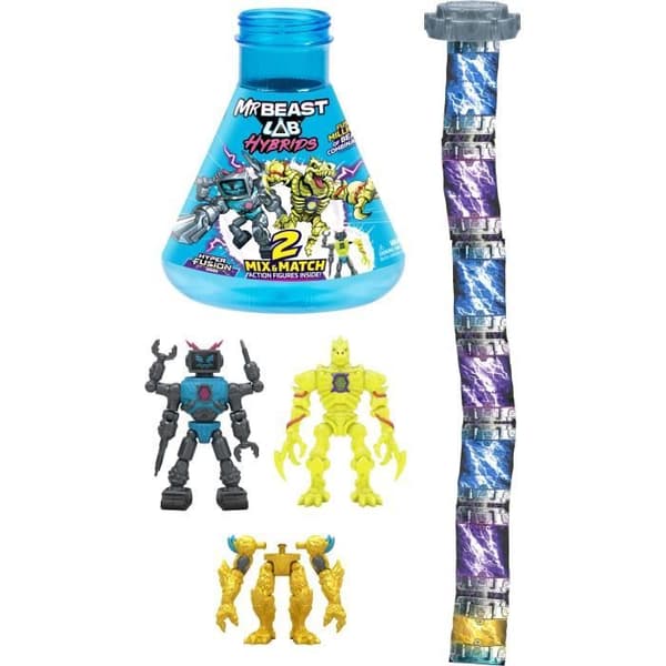 2-pack figurer - MRBEAST LAB - Mixa och matcha - Slumpmässig modell + halvfigur