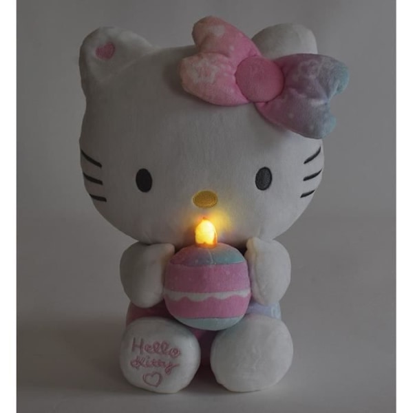 Hello Kitty Interactive Plush Birthday +/- 26 cm - JEMINI - Interaktiv musik, ljus och skratt.