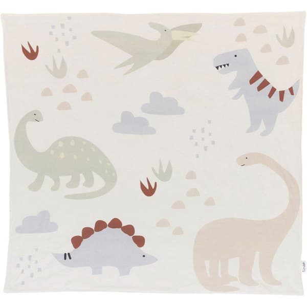 Bärbar lekmatta - TINEO - 100 x 100 cm - Dinosaurier
