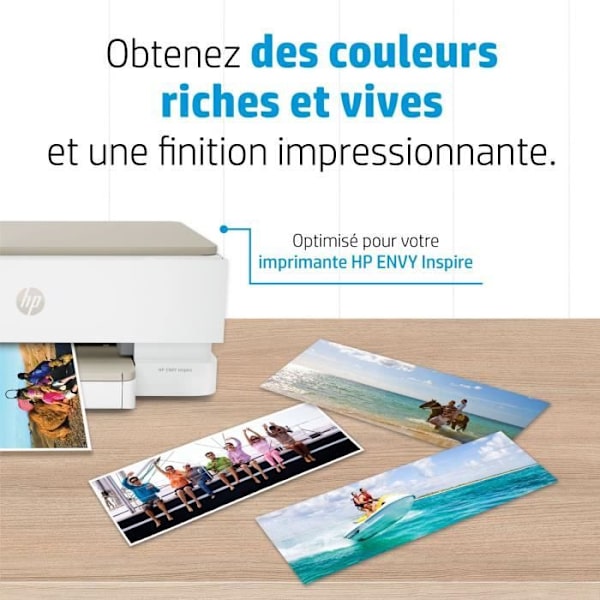 HP - HP Advanced glättat fotopapper - 250 g/m2, 4 x 12 tum (101 x 305 mm) - 10 ark