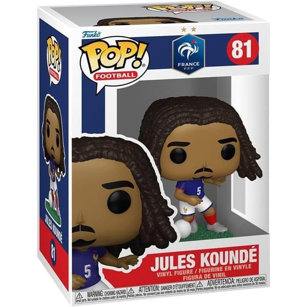 Funko Pop! Figur - Frankrig Fodbold - Jules Koundé - Officiel Vinyl