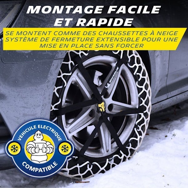 Snökedjor - MICHELIN - Easy Grip Limited E3 - Svart