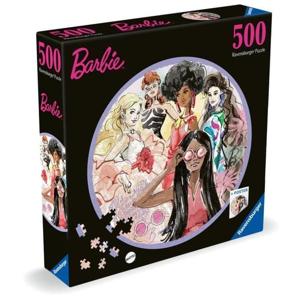 500-bitars runt pussel: Barbie - Stilikonen sedan 1959