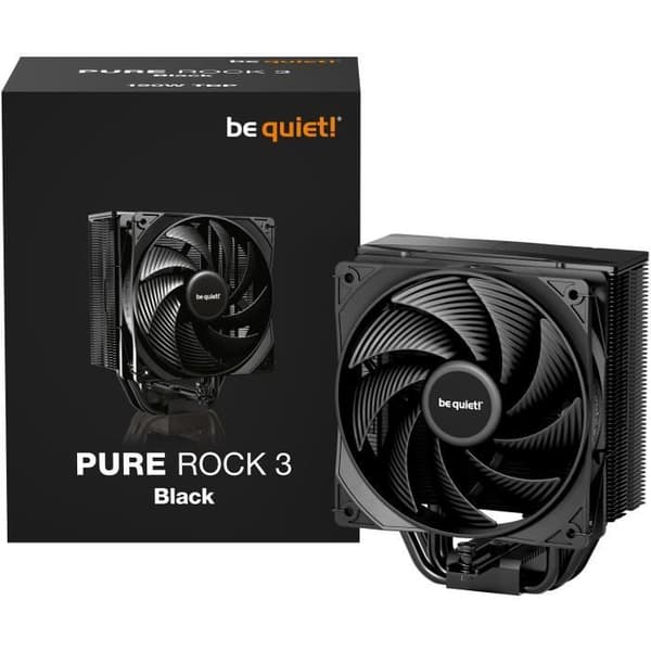 VAR TYST! - Pure Rock 3 - CPU-kylare - BK039 - Svart