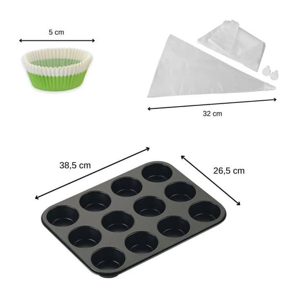 3-delat specialmuffinset - NIROSTA