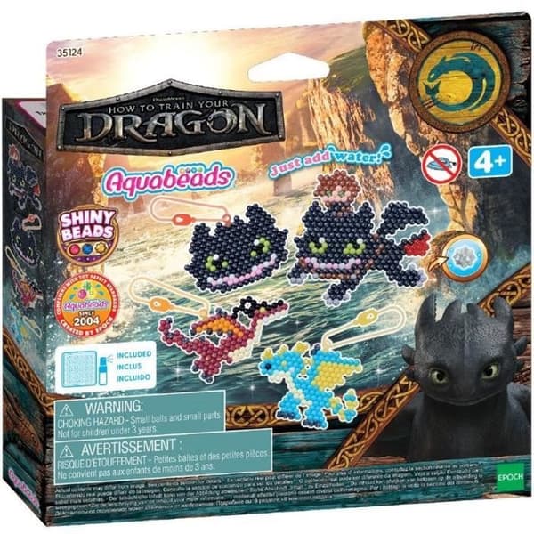 Drakpaketet - AQUABEADS - 800 pärlor - Från 4 år