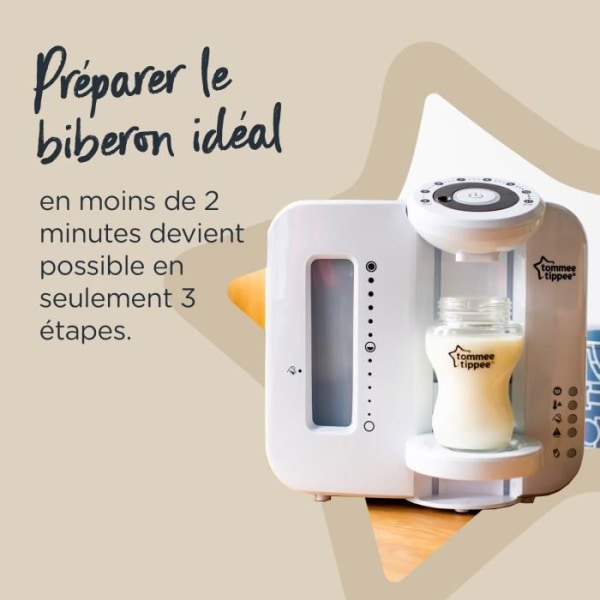 TOMMEE TIPPEE Perfect Prep - flaskvarmare - ny hot shot-funktion - vit