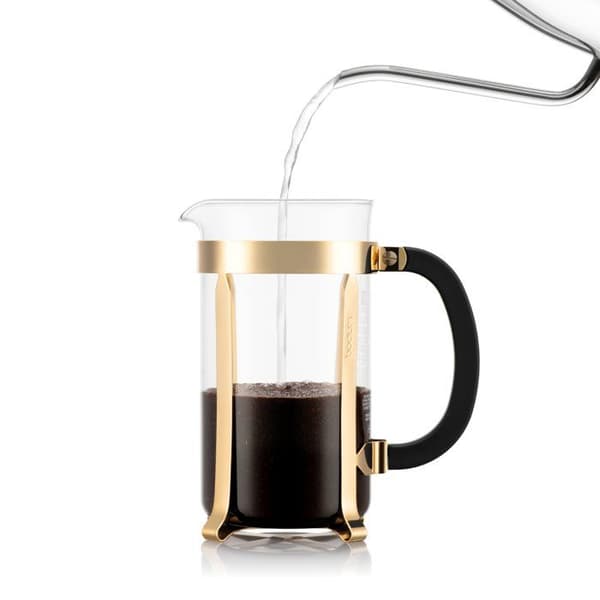 Fransk pressemaskine - BODUM - Chambord - 1 L - 8 kopper - Rustfrit stål - Guld