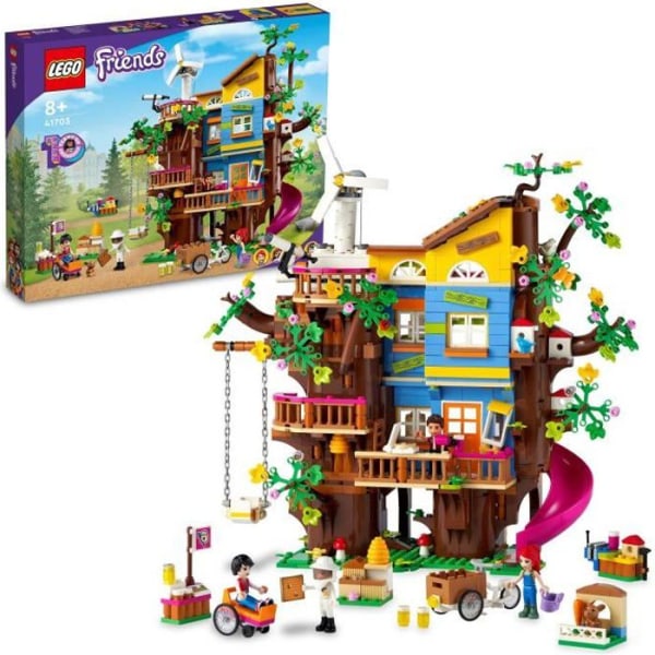 LEGO 41703 Friends The Friendship Treehouse, set med minidockor