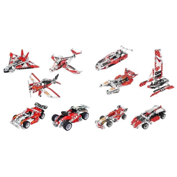 MECCANO Racing fordon 10 modeller