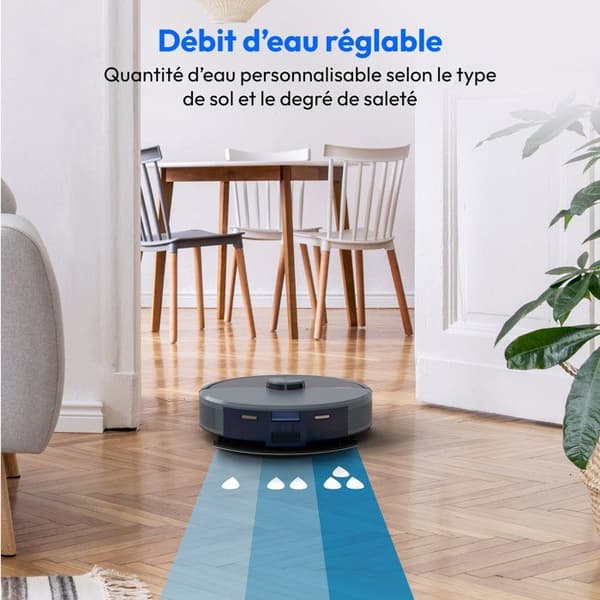 Robotdammsugare - MEDION MD100021 X22SW+ - 165 min - 5000 Pa - Laser Navigation - 2,5 L - Grå