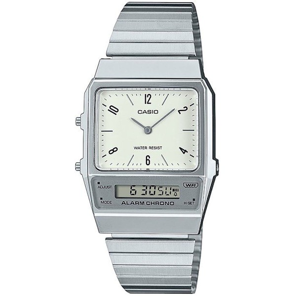 Klocka - CASIO - AQ - Unisex - Vit - Kvarts - Digital