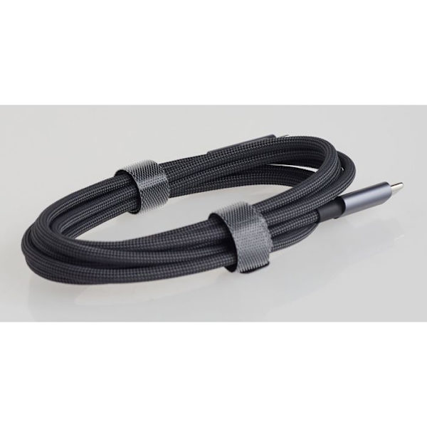 USB-C-kabel - UGREEN - USB-C till USB-C PD 100W datakabel - Flätad nylon - 2 m - Svart