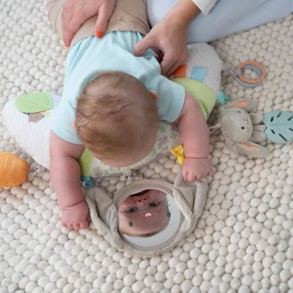 INGENUITY Sylvi Baby lekmatta för mage med multisensoriska leksaker