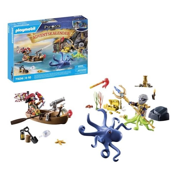 PLAYMOBIL - 71636 - Pirat adventskalender